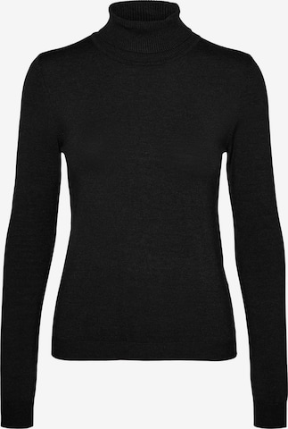 Pull-over 'HAPPINESS' VERO MODA en noir : devant