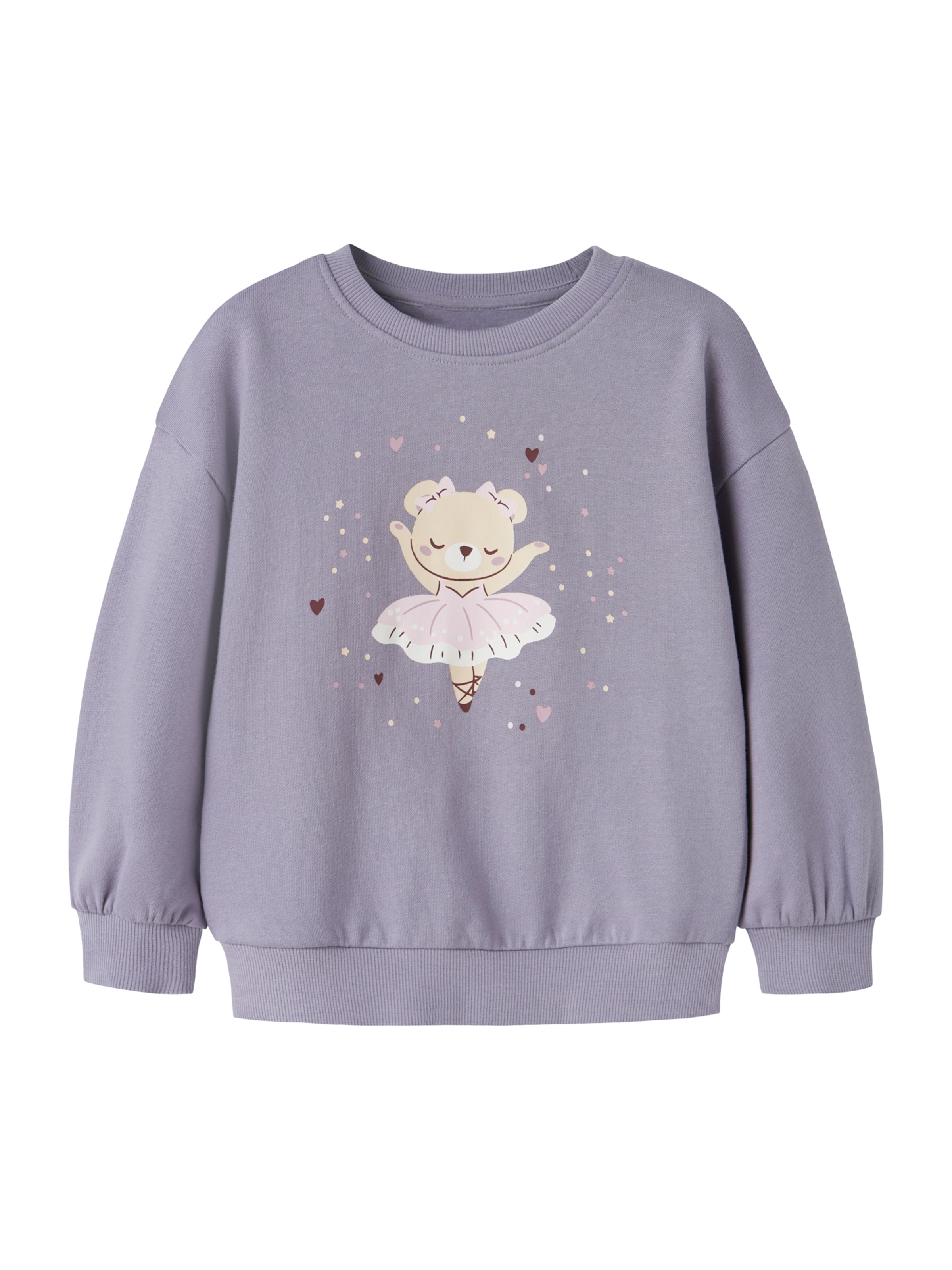 purpurinė NAME IT Megztinis be užsegimo 'NMFVALONA': priekis