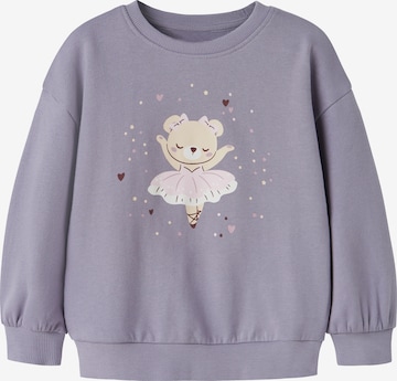 NAME IT Sweatshirt 'NMFVALONA' in Purple: front