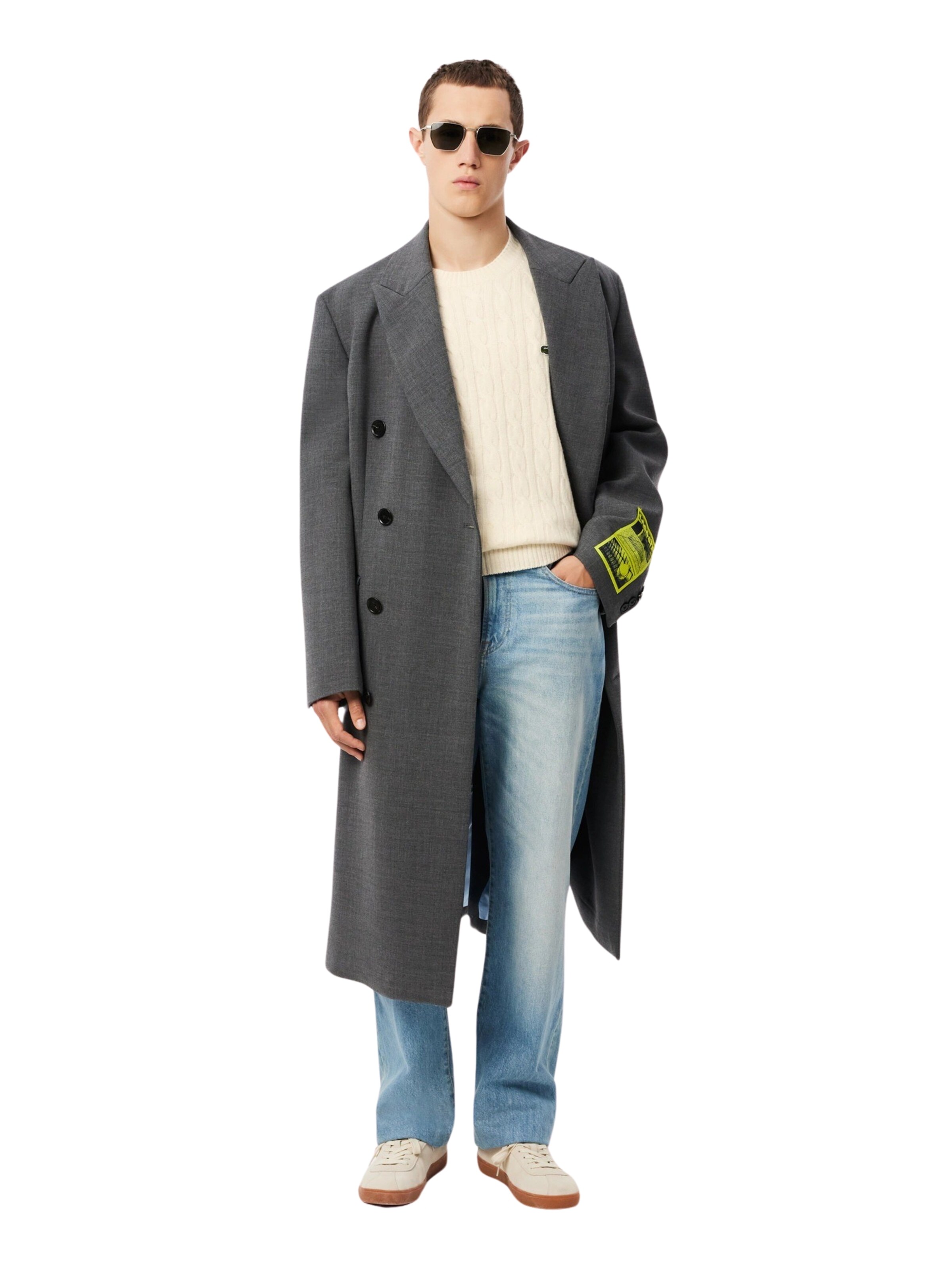 LACOSTE Pullover in Beige