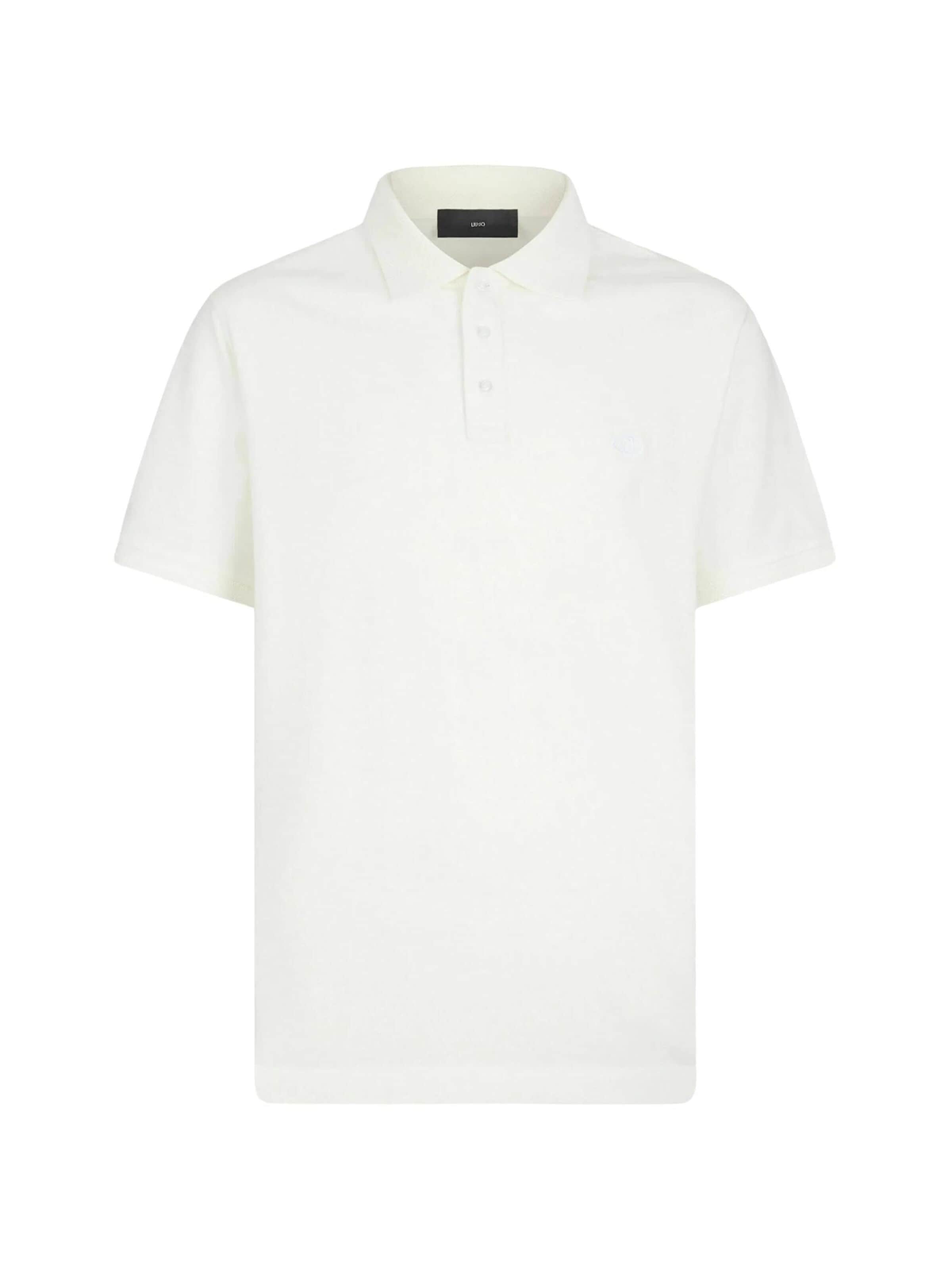 Liu Jo T-shirt 'LIU JO UOMO POLO POLOBORDO POLO' i XL i vit, Produktvy