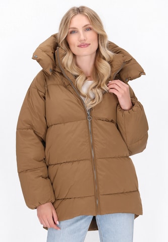 Veste d’hiver DreiMaster Maritim en beige : devant