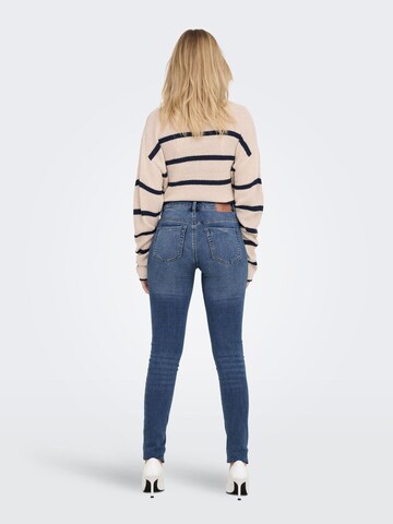 ONLY Skinny Jeans 'Forever' in Blau