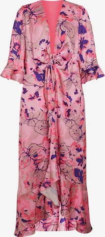 Robe Chi Chi Curve en rose : devant