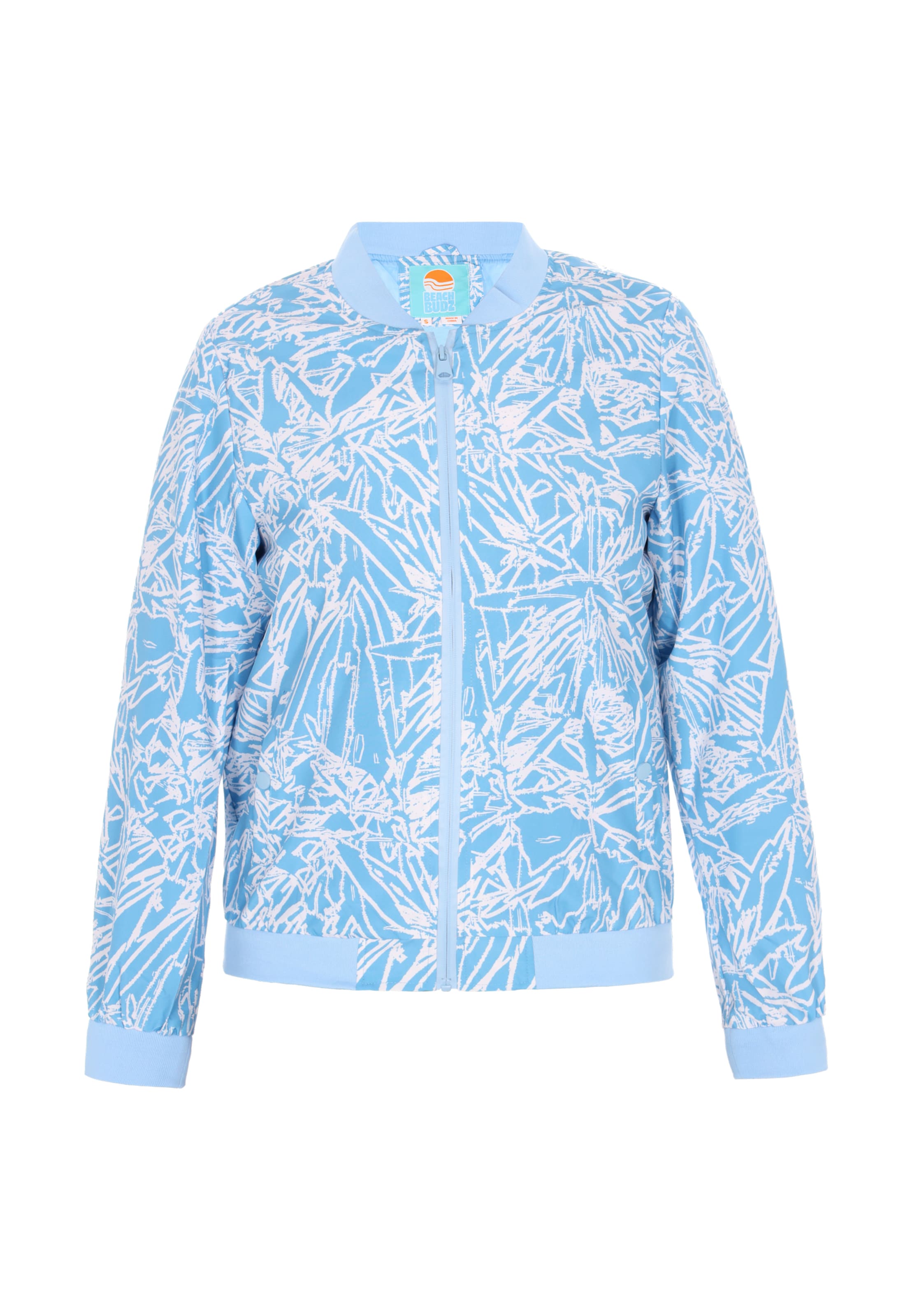 beach budz Jacke in Blau: Vorderseite