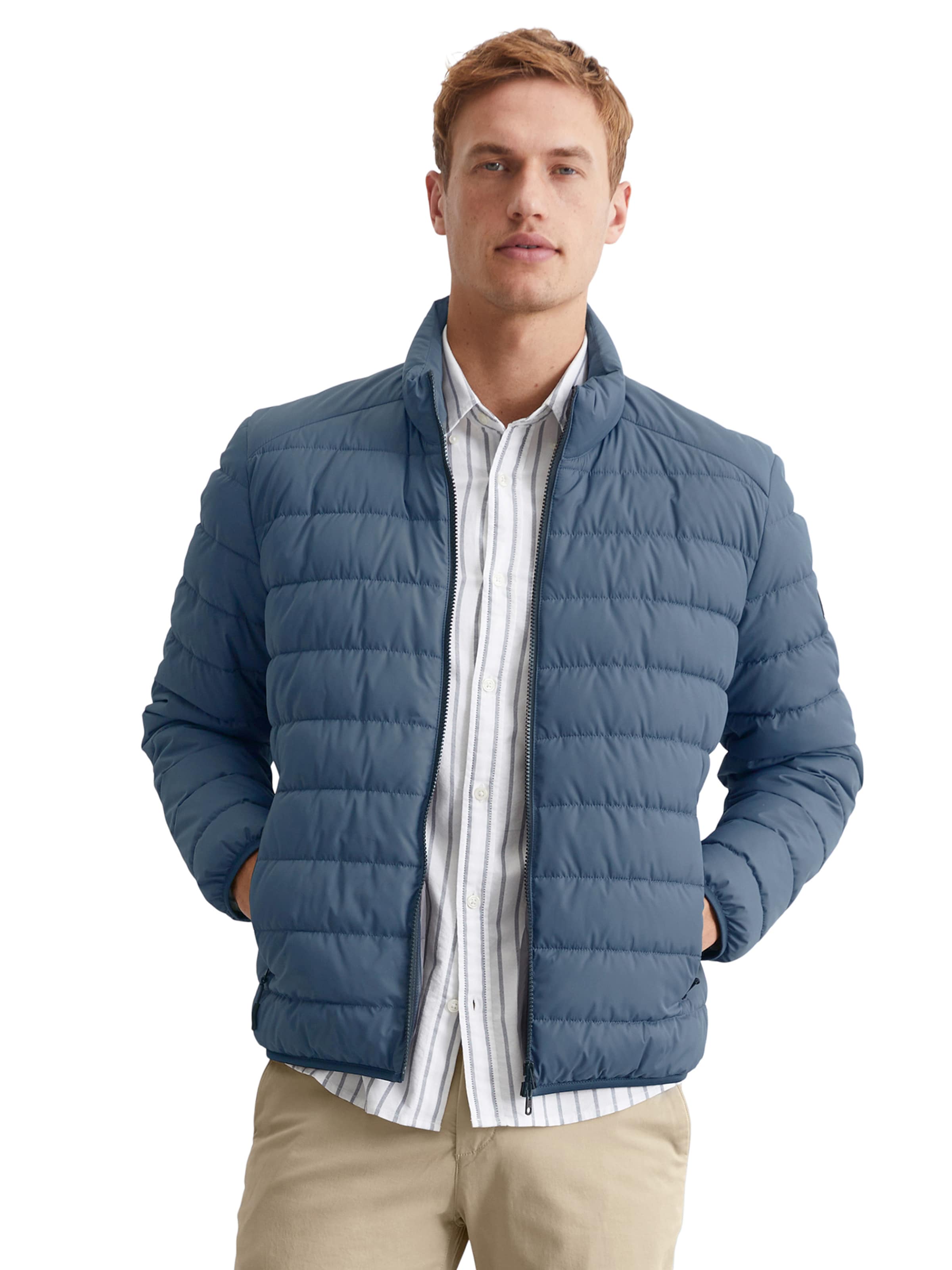 Marc O'Polo Between-Season Jacket in Blue: front