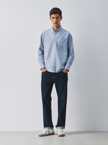 Next Comfort fit Button Up Shirt in Blue
