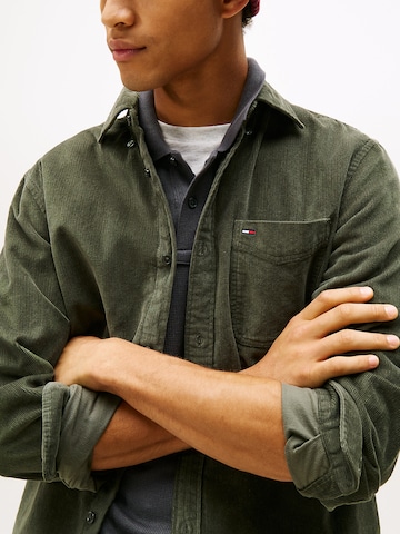 Tommy Jeans Regular fit Overhemd in Groen