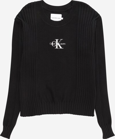 Calvin Klein Jeans Pullover in schwarz / weiß, Produktansicht