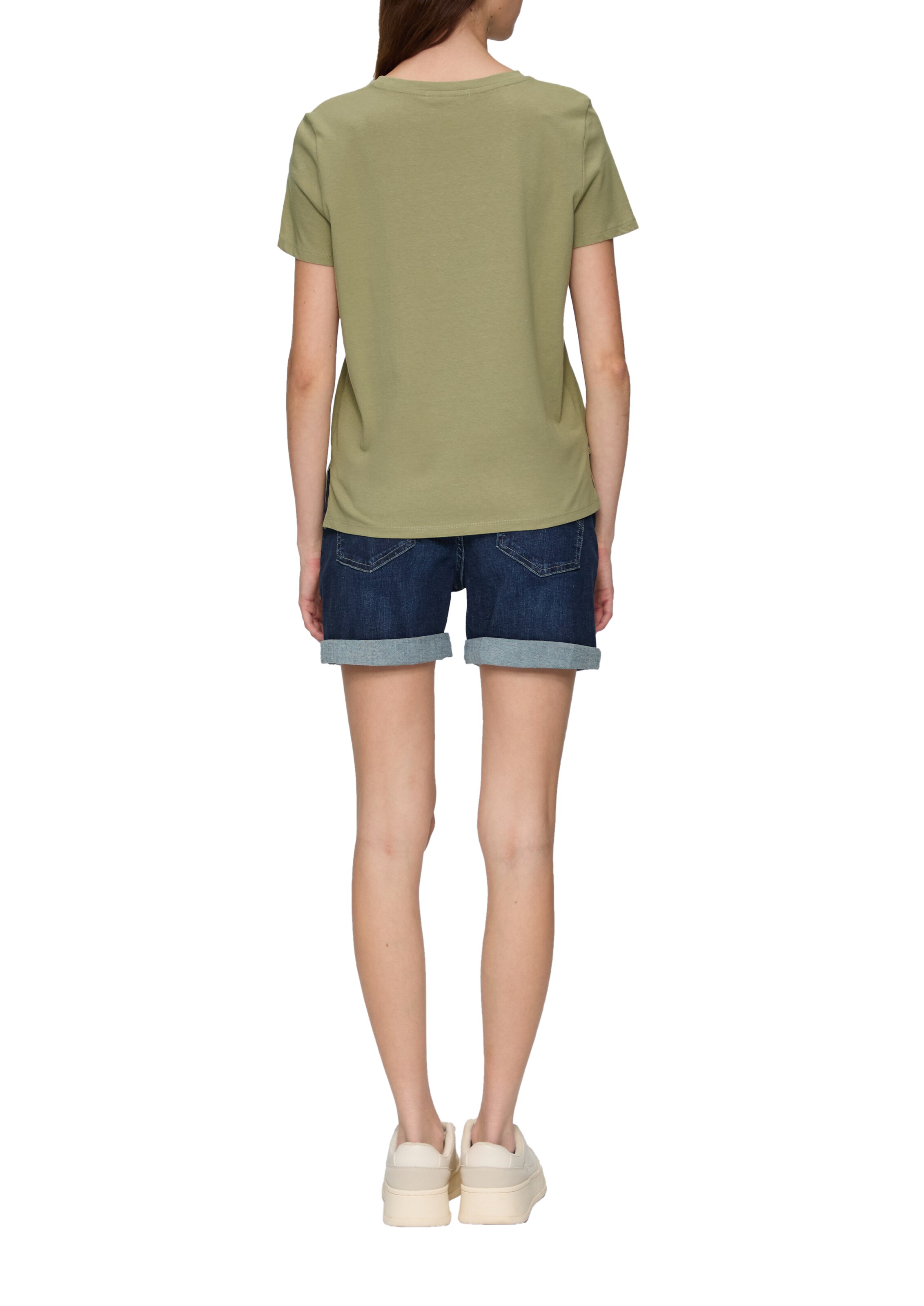 QS Majica | zelena barva: zadnja stran