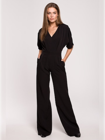 Stylove - Jumpsuit 'S285 ' en negro: frente
