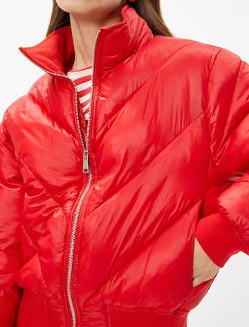 Koton Between-Season Jacket in Red