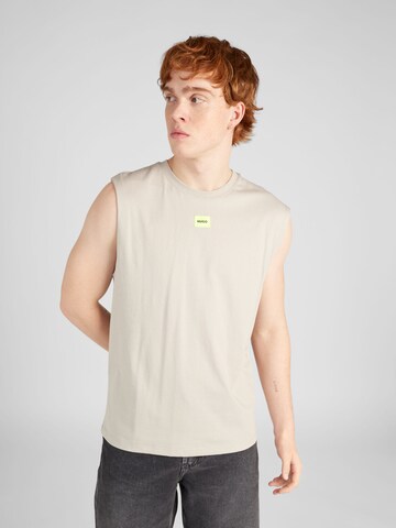 T-Shirt 'Dankto 241' HUGO en gris : devant