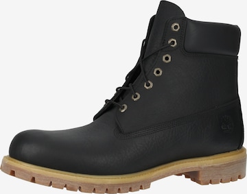TIMBERLAND Schnürboots in Schwarz: Vorderseite