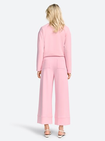 Wide Leg Pantalon à pince Rich & Royal en rose