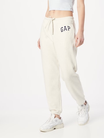 GAP Tapered Bukser 'HERITAGE' i beige: forside