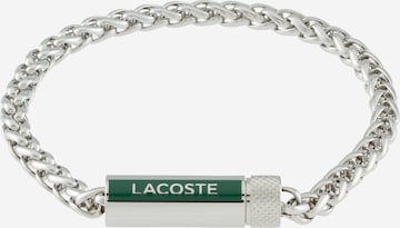 LACOSTE Браслет 'SPELT' в Серебристый: спереди