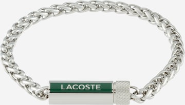 LACOSTE - Pulseira 'SPELT' em prata: frente