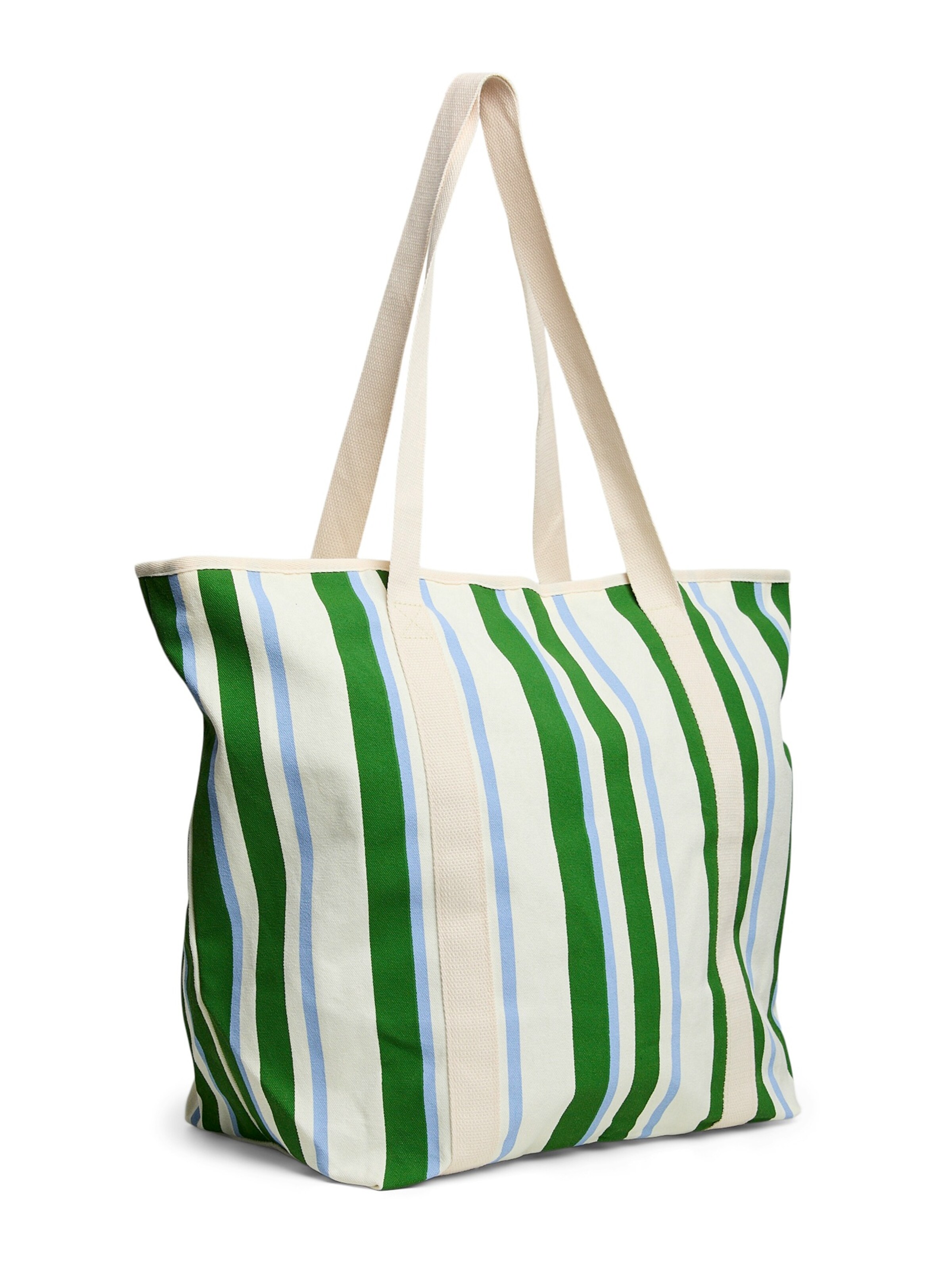 PIECES Torba shopper 'PCPANNA' w kolorze zielony