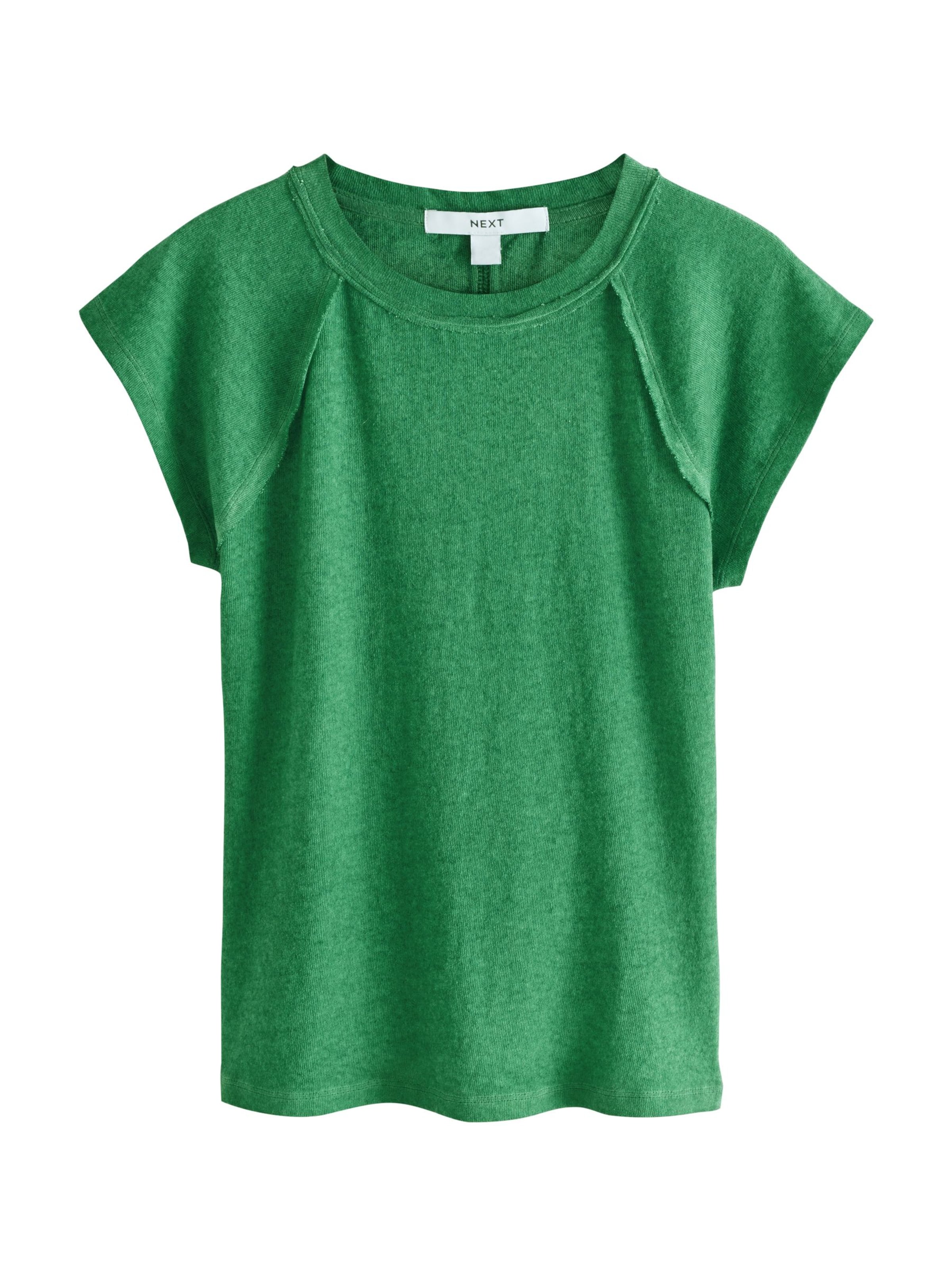 Next T-Shirt in Grün: Vorderseite