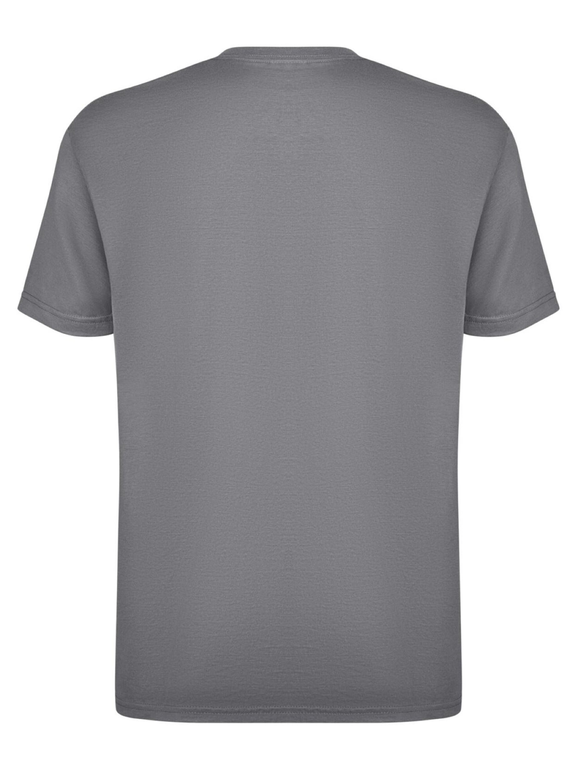 Rockshirts - Camiseta 'RUN DMC Hat And Chain T-Shirt' en gris