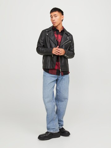 Coupe regular Chemise 'Edarren' JACK & JONES en rouge