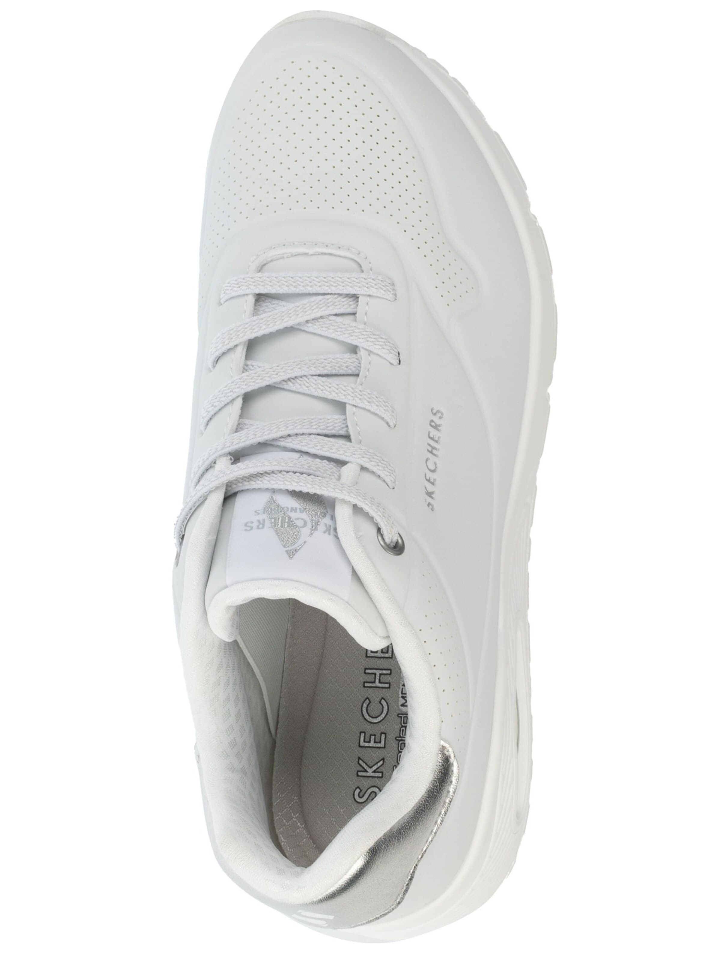 SKECHERS Låg sneaker 'Skechers Uno-Shimmer Away' i vit