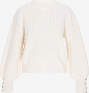 DreiMaster KlassikPulover - bijela boja: prednji dio
