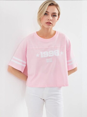 Bigdart T-Shirt in Pink: Vorderseite