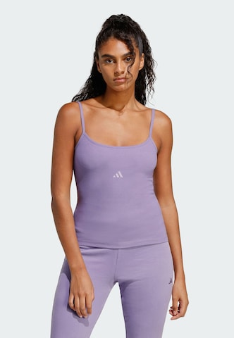 ADIDAS SPORTSWEAR Sports Top 'Essentials' in Purple: front