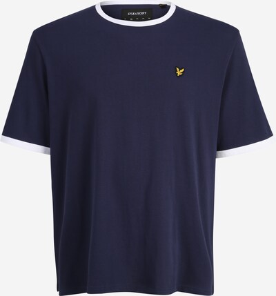 Lyle & Scott Big&Tall Camiseta 'Ringer' en navy / amarillo / negro / blanco, Vista del producto