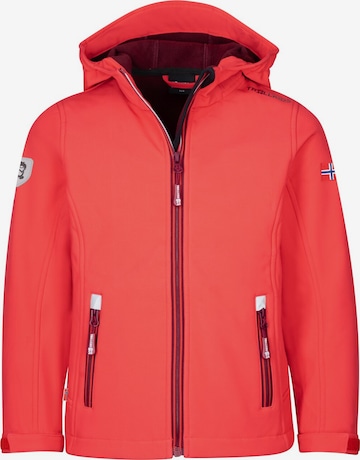 TROLLKIDS Outdoor jacket in Red: front