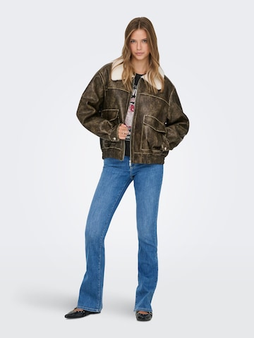 Veste mi-saison 'ONLINGRID' ONLY en marron