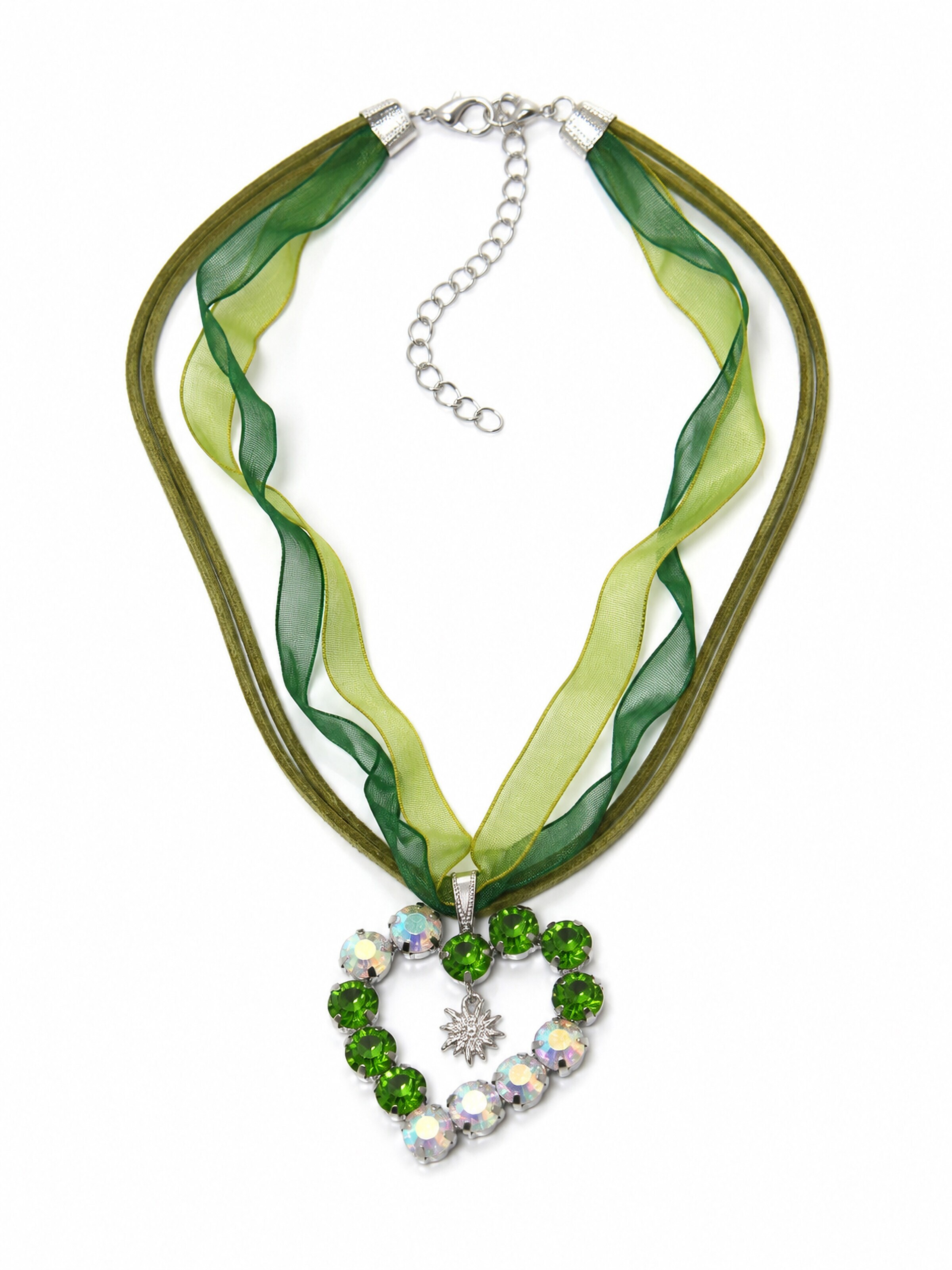 Allgäu Rebell Necklace 'Gudrun' in Green