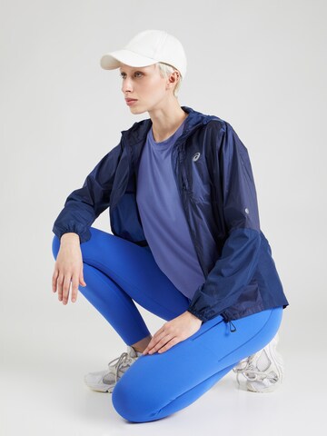 ASICS Sportovní bunda – modrá