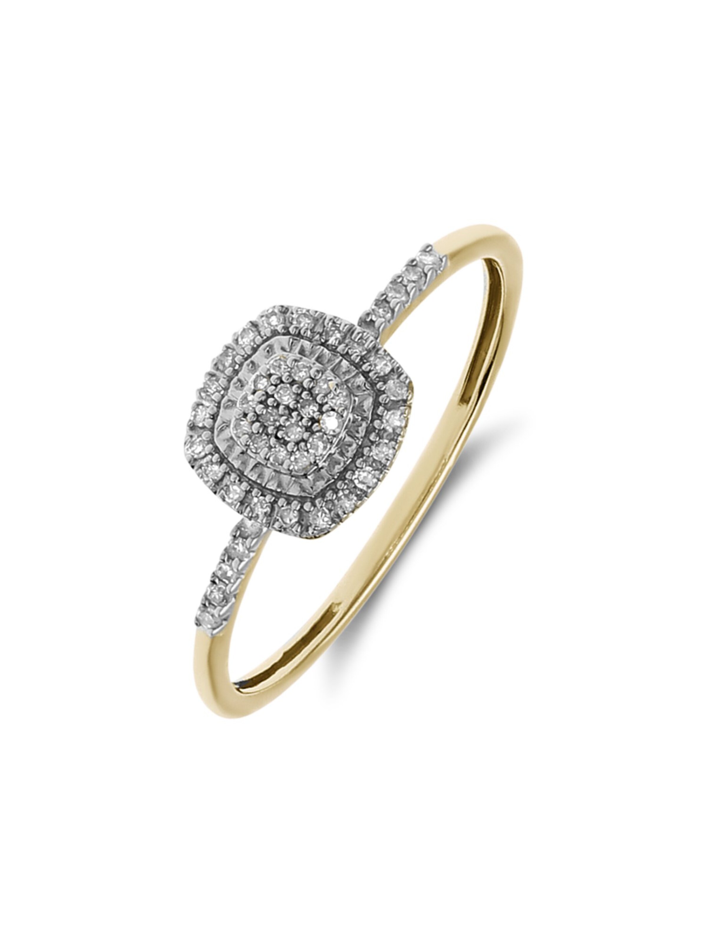 Lucardi Ring 'Süße kleine Prinzessin' in Goud: voorkant