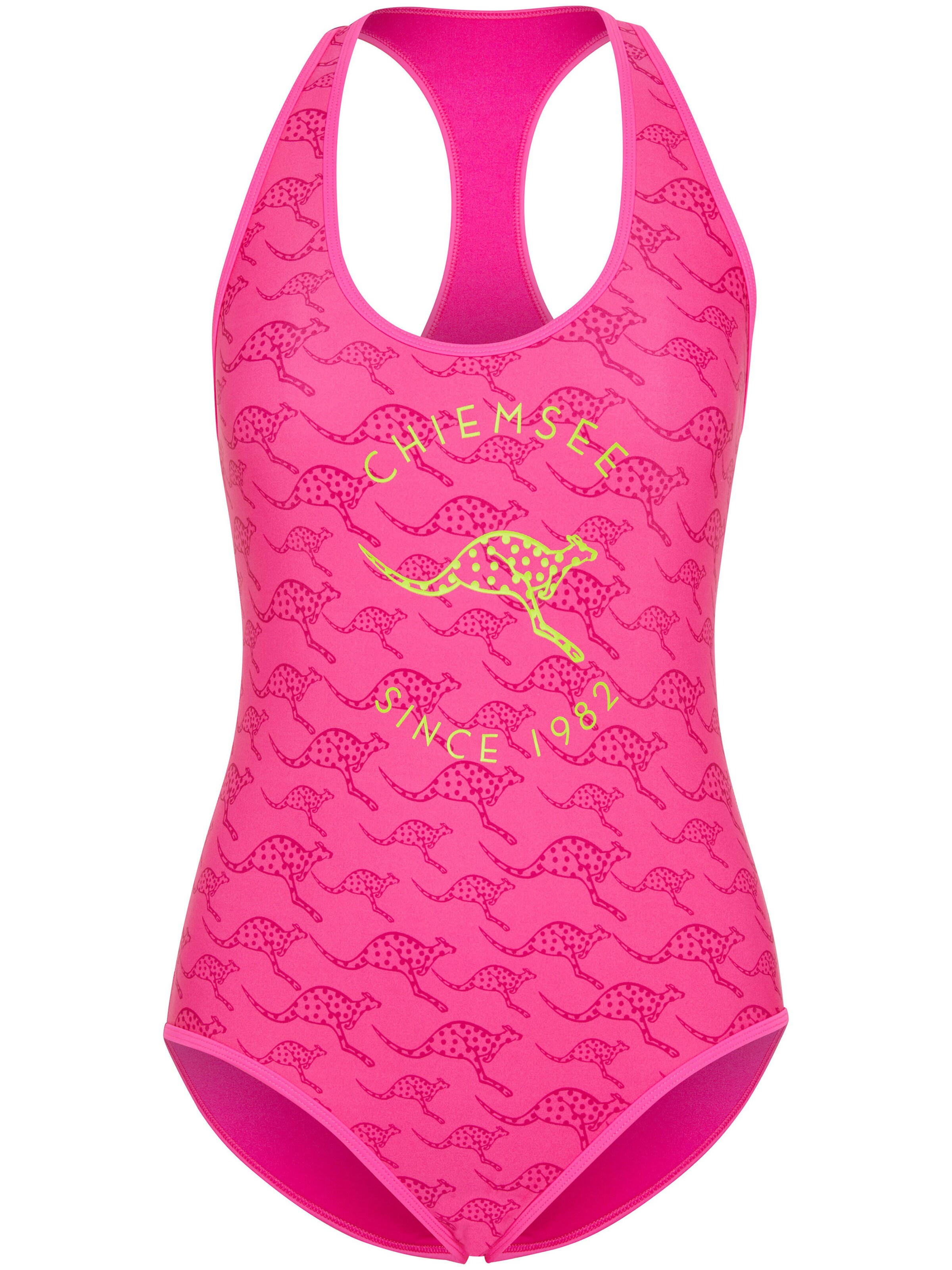 CHIEMSEE Bustier Badeanzug in Pink: Vorderseite