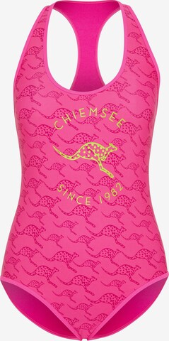 CHIEMSEE Bustier Badeanzug in Pink: predná strana