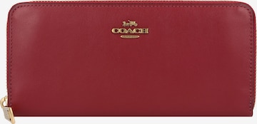 COACH Wallet in Red: front