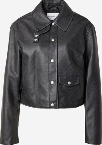 Calvin Klein Jeans Демисезонная куртка в Черный: спереди
