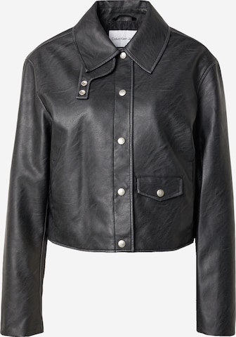 Veste mi-saison Calvin Klein Jeans en noir : devant