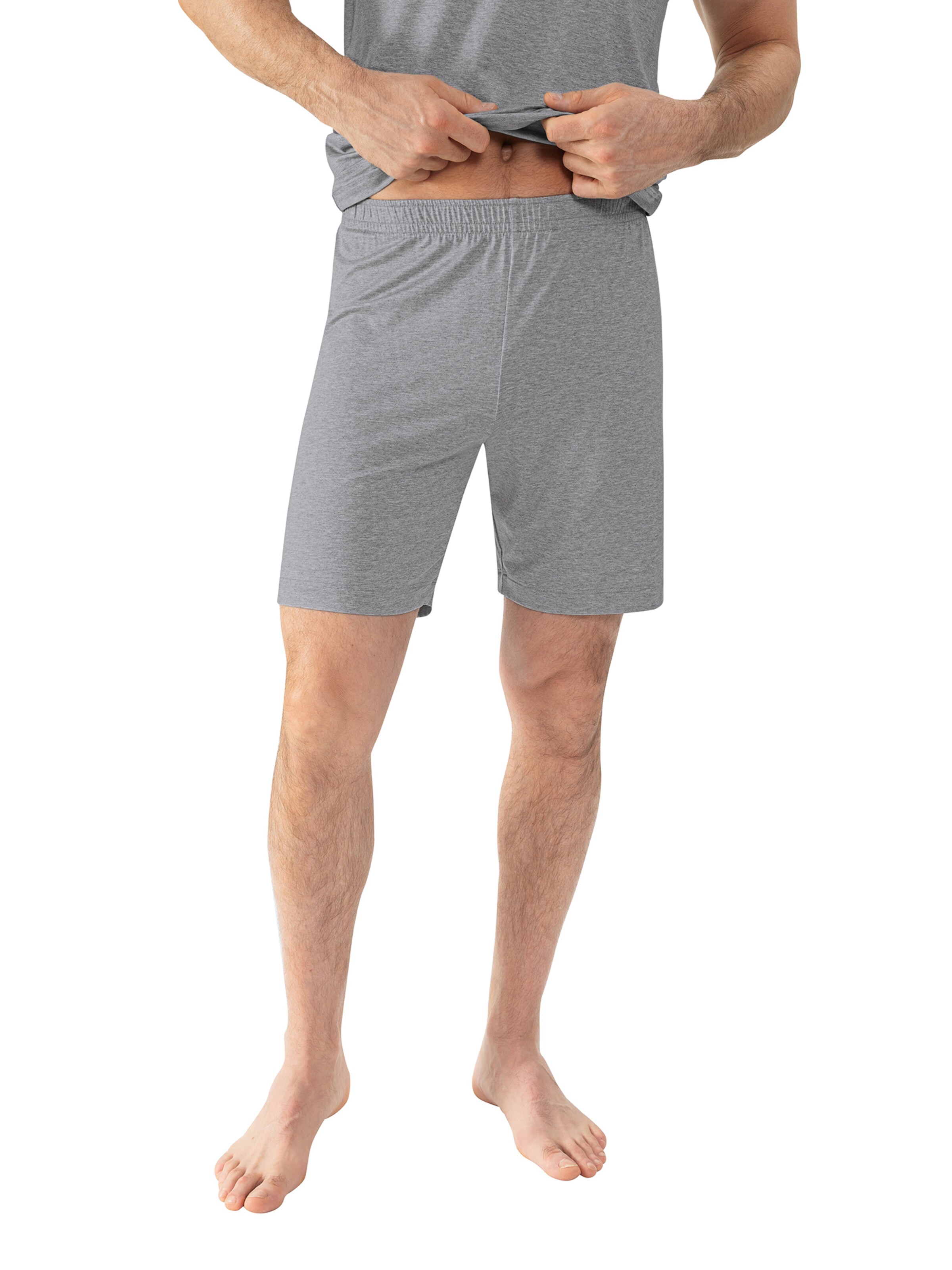 Pantalon de pyjama 'Easy Night' Mey en gris : devant