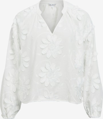 OBJECT - Blusa 'OBJMaya Mya' en blanco: frente