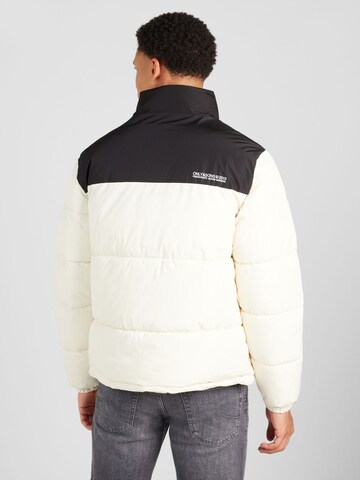 Only & Sons Winter Jacket 'Melvin' in White