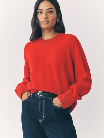 Pull-over Next en rouge : devant