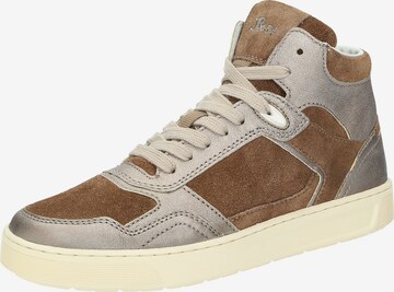 SIOUX Sneakers hoog 'Tedroso-DA-701' in Bruin: voorkant