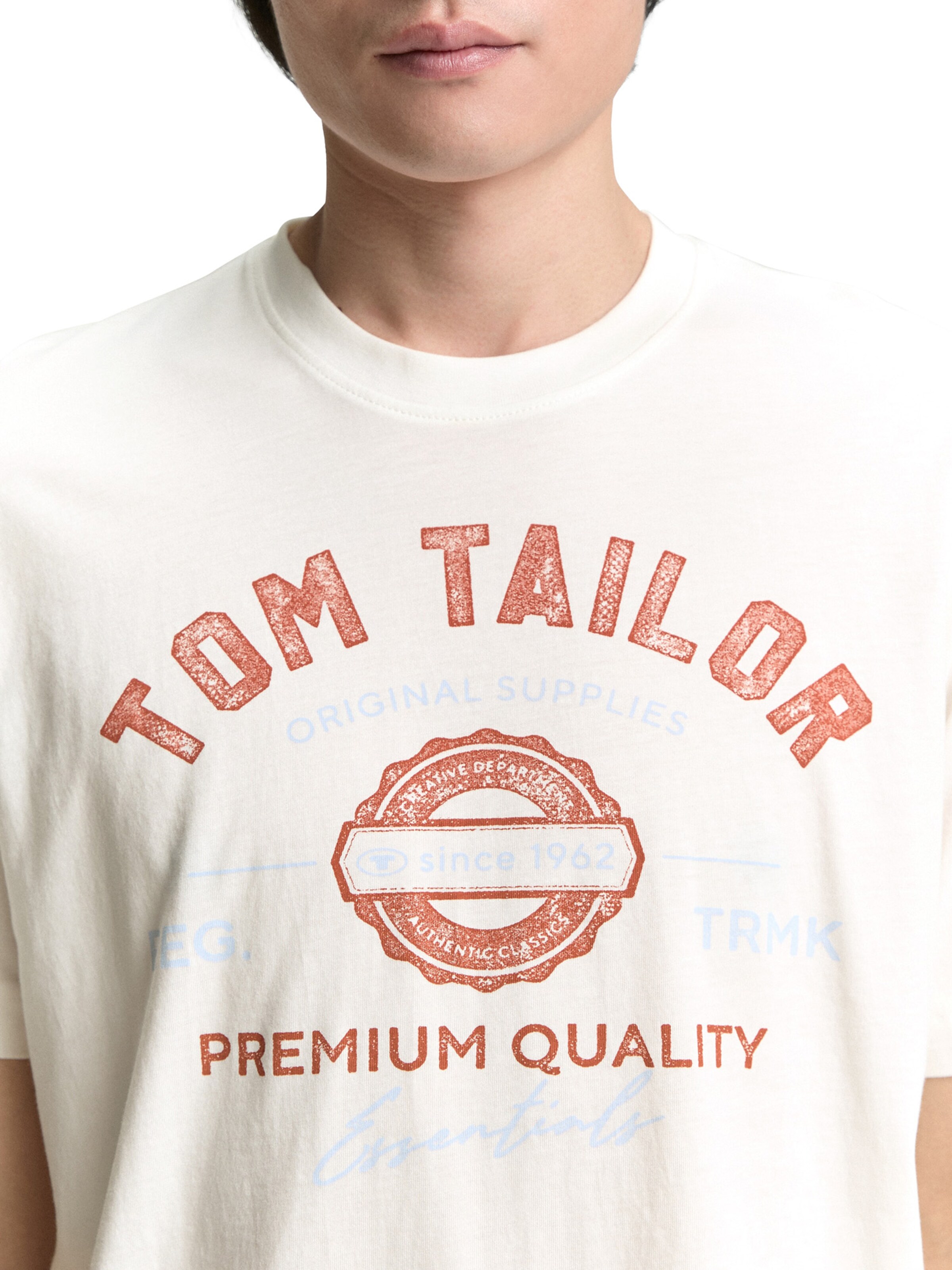 TOM TAILOR Футболка в Белый