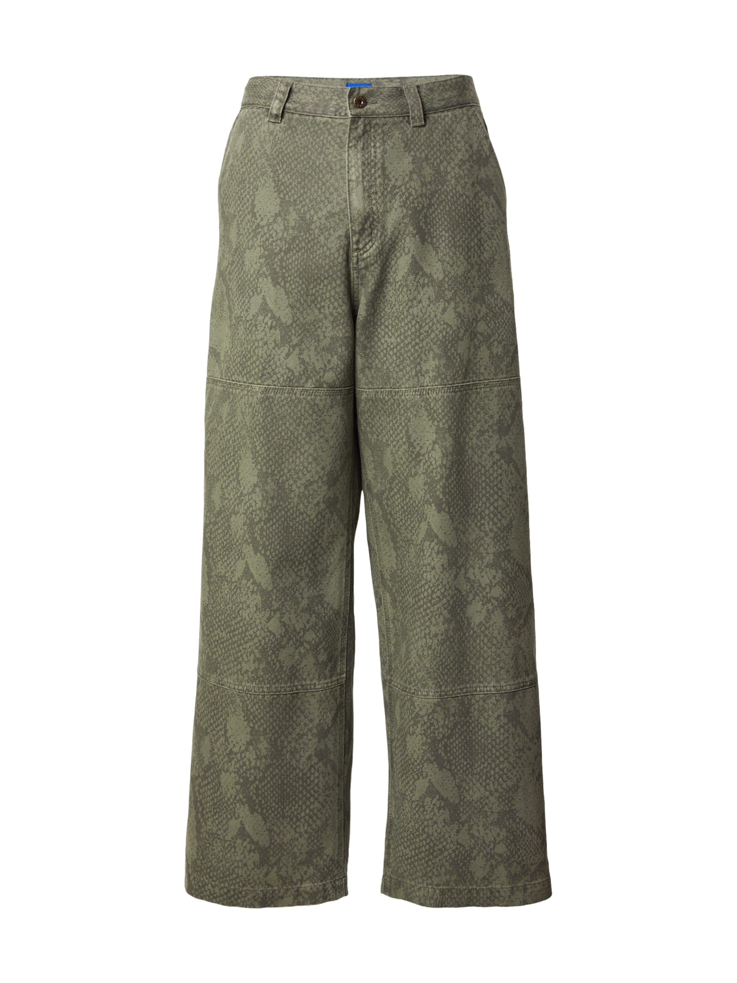 Wide leg Pantaloni 'Gunter263' di HUGO in verde: frontale
