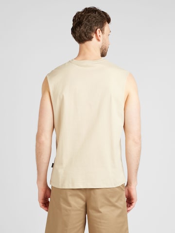 T-Shirt 'GRAND' JACK & JONES en beige