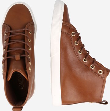 Lauren Ralph Lauren Sneaker 'Jinger' in Braun